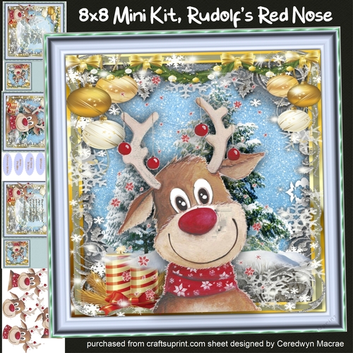 8x8 Mini Kit , Rudolfs Red Nose