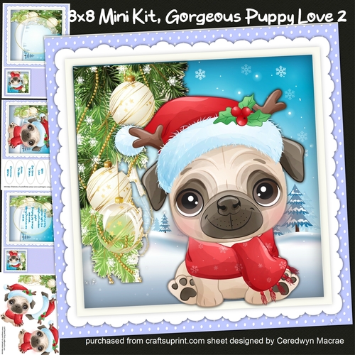 8x8 Mini Kit ,Gorgeous Puppy Love 2