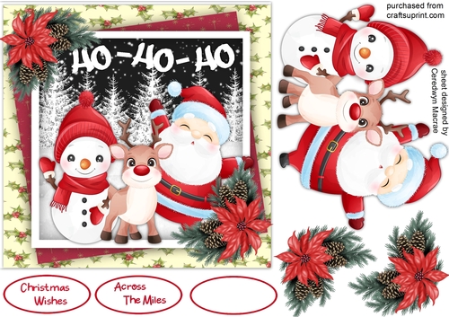 HO-HO-HO Santa and Friends