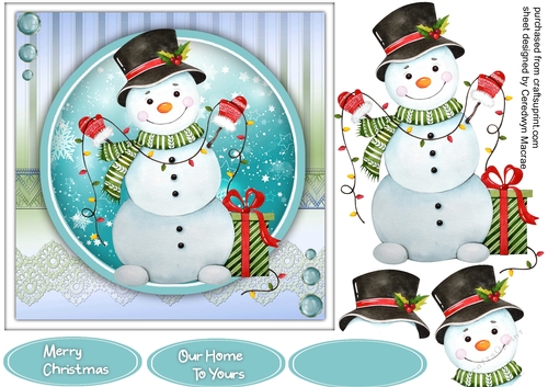 Happy Snowman 