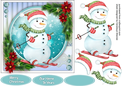 Ski-ing  Snowman 