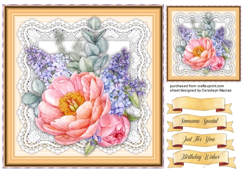 Beautiful Lilac and Roses