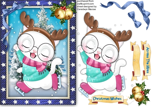 A5, Gorgeous Christmas Kitty  4