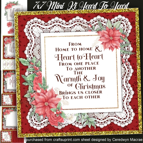 7x7 Mini Kit, Heart To Heart 