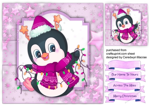 Penguins  Christmas Lights 