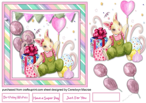 Rabbits Birthday Wish