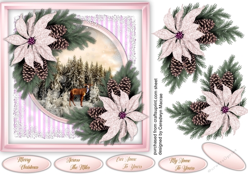  The Christmas Stag 7x7