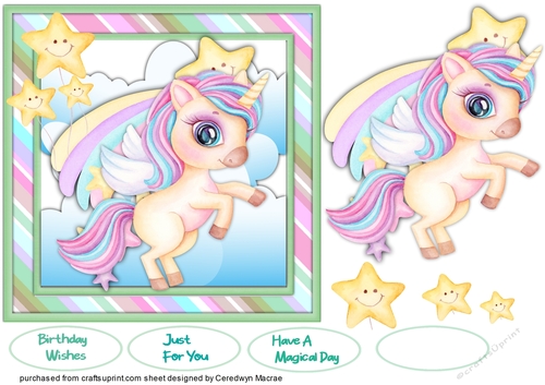 Gorgeous Flying Unicorn 