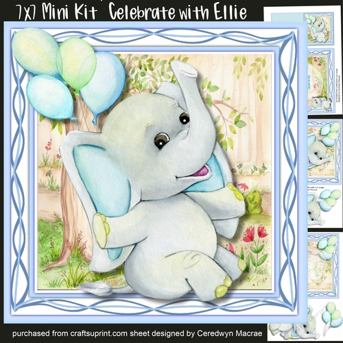 7x7 Mini Kit, Celebrate With Ellie