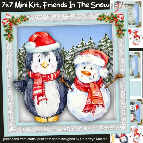 7x7 Mini Kit, Friends in the Snow 