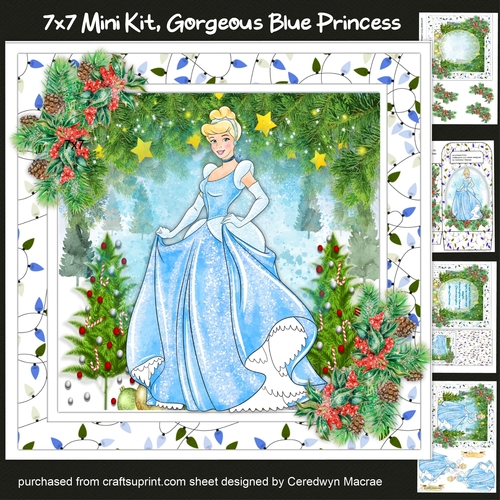 7x7 Mini Kit, Gorgeous Christmas Princess 2