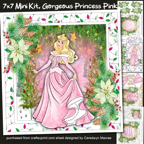 7x7 Mini Kit, Gorgeous Christmas Princess 3