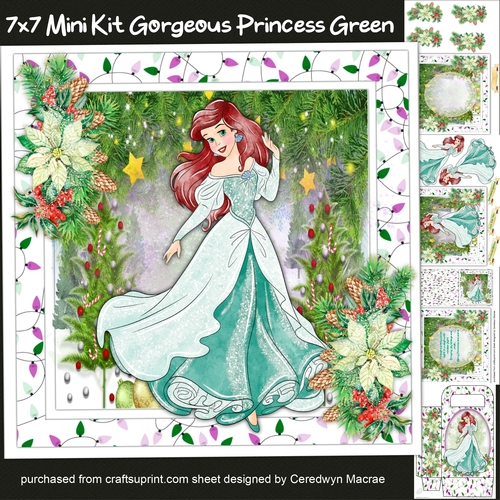 7x7 Mini Kit, Gorgeous Christmas Princess 4