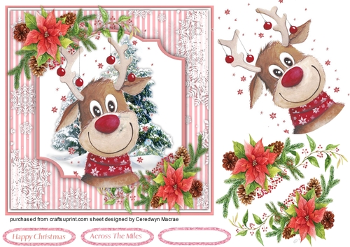 7x7 The Christmas Reindeer