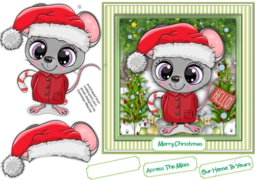 Gorgeous Christmas Mouse 