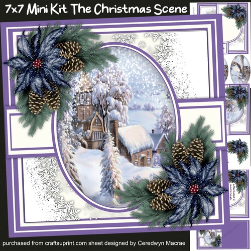7x7 Mini Kit , The Christmas Scene