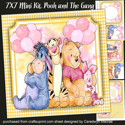 7X7 Mini Kit, Pooh and the Gang