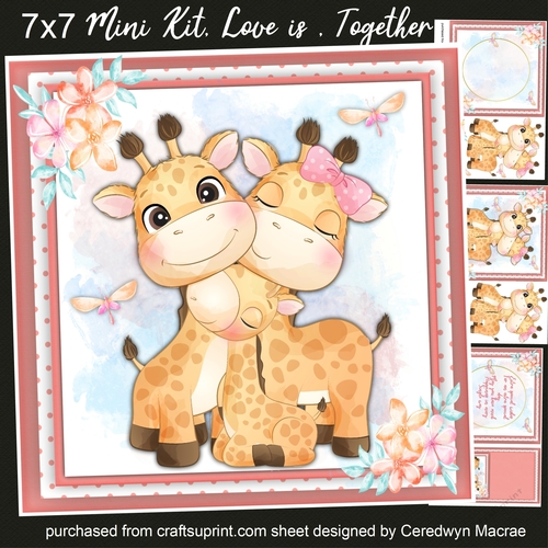 7x7 Mini Kit, Love Is , Together