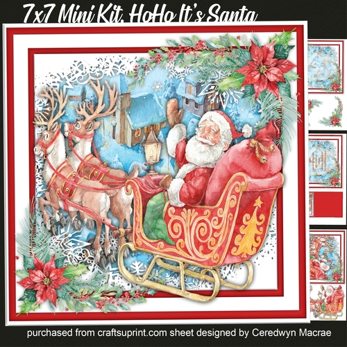 7x7 Mini Kit, HoHo Its Santa