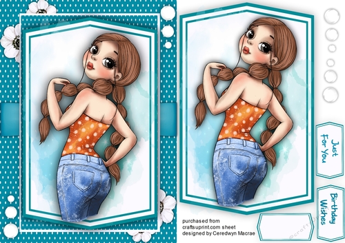 A5, Lovely Pigtail  Girl 