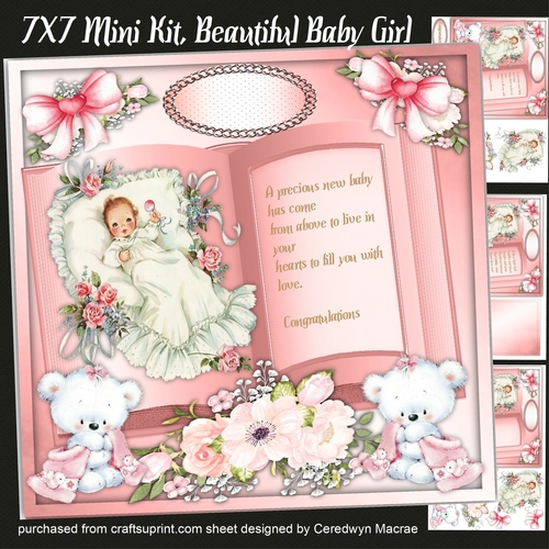 7x7 Mini Ki, Beautifu Baby Girl, By Request