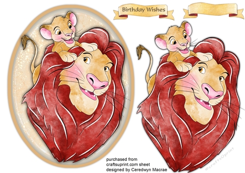 Gorgeous Lion King Topper