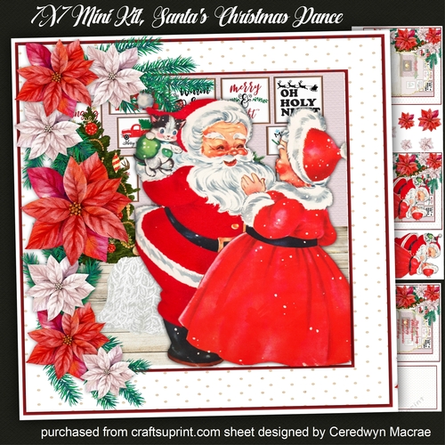 7x7 Mini Kit, Santas Christmas Dance 
