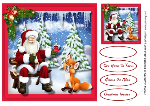  Storytelling Santa ,  Red