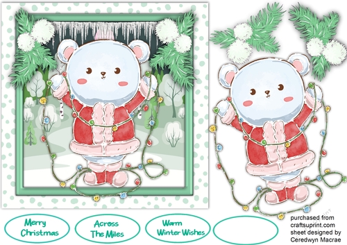 Polar Bears Christmas Lights