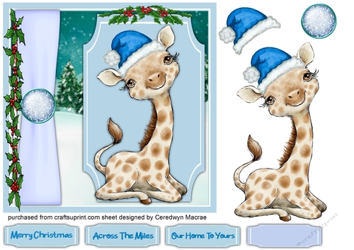 Gorgeous Christmas Girffe