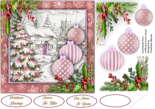 Beautiful Pink Christmas 