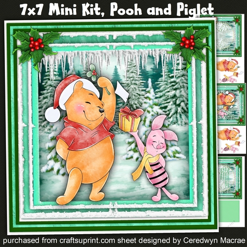 7x7 Mini Kit, Pooh and Piglett