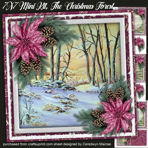 7x7 Mini Kit, The Christmas Forest 