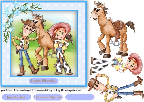 Woody and Jessie -Toy Story