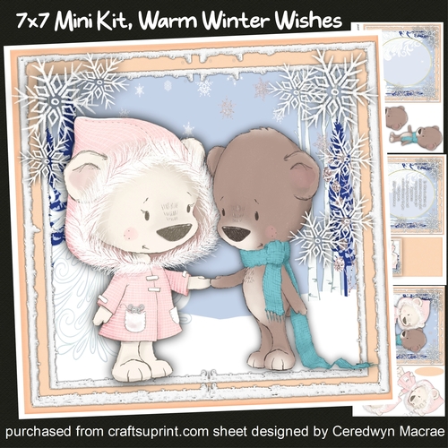 7x7 Mini Kit, Warm Winter Wishes