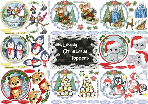 8, Lovely Christmas Toppers 