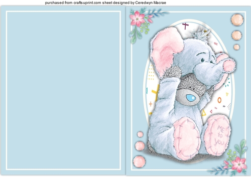 A5, Tatty Teddy ,Blue