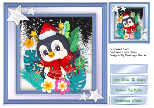 Cute Christmas Penguin 