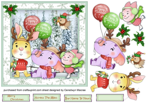 Poohs Christmas Friends