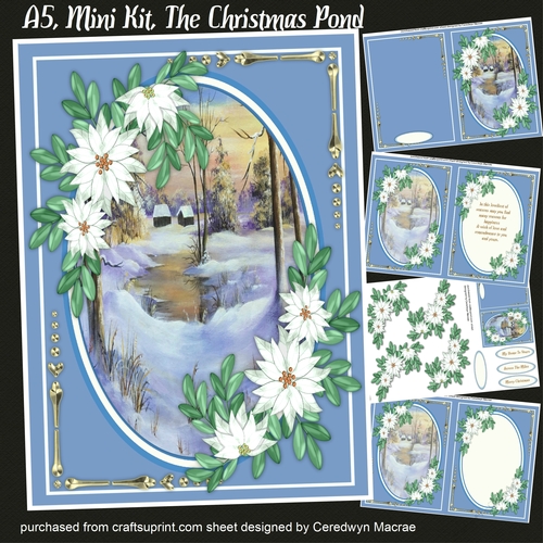 A5, Mini Kit, The Christmas Pond 