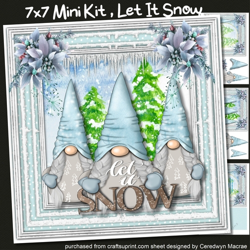 7x7 Mini Kit, Let It Snow 