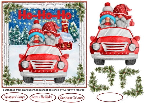 Ho-Ho-Ho- Mr & Mrs Gnome 