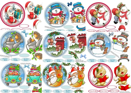 9, Gorgeous  Christmas Animal Toppers 