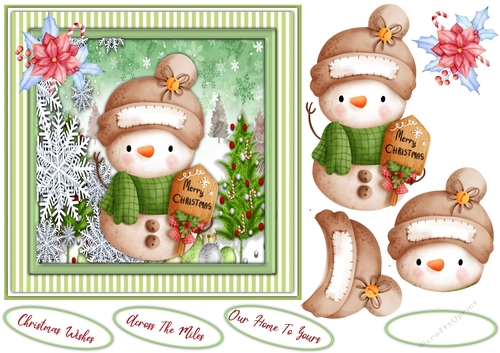 Adorable Little Snowman