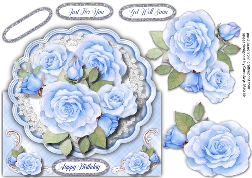 Over The Top , Beautiful Blue Roses