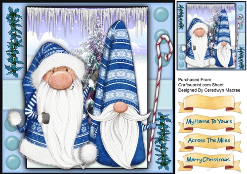 Gorgeous Blue Gnomes