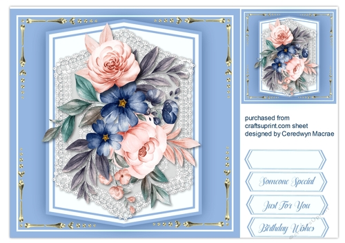Beautiful Watercoloured Roses