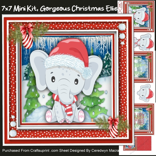 7x7 Mini Kit, Gorgeous Christmas Ellie