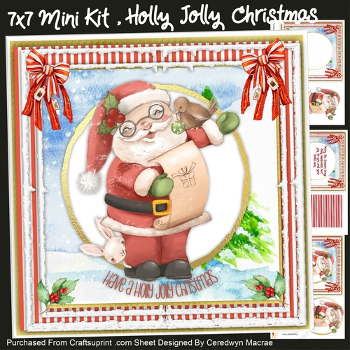 7x7 Mini Kit, Have a Jolly Christmas