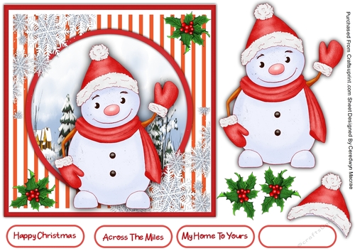 Jolly Snowman 7x7